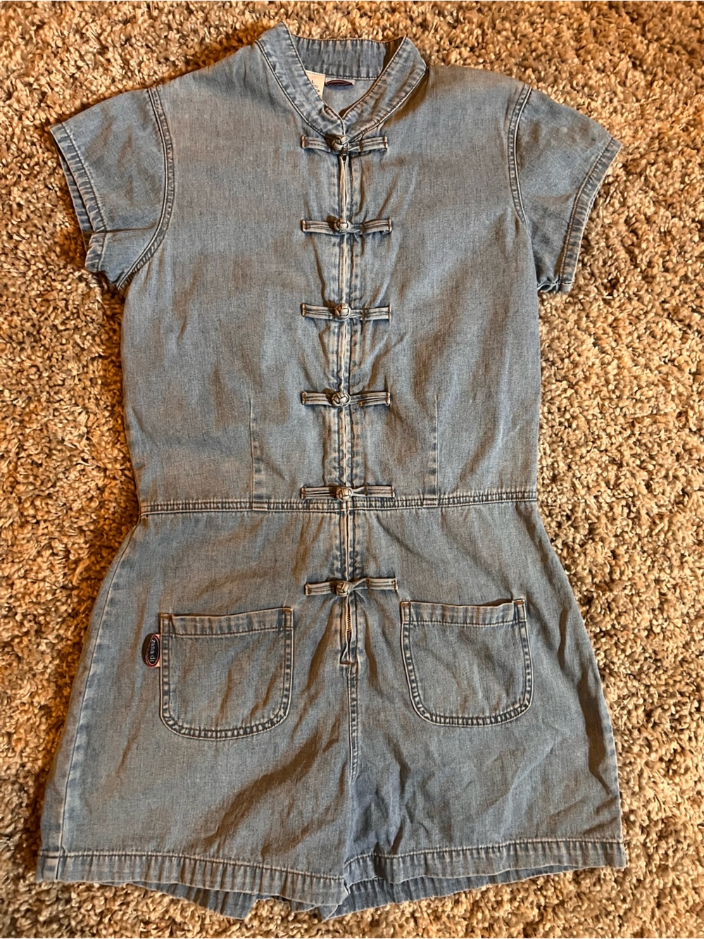 Vintage Zana-Di Denim Romper